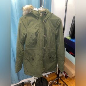 Olive Green Hollister Coat